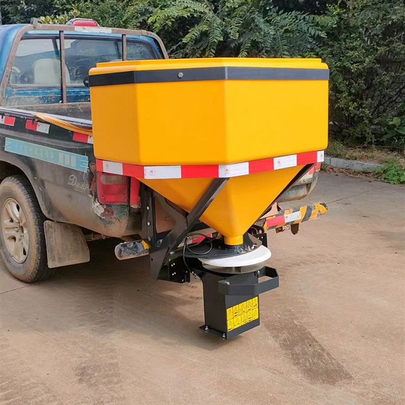 电动车载式冬季除雪设备 道路清冰市政环卫撒盐机 宽度可调撒布机