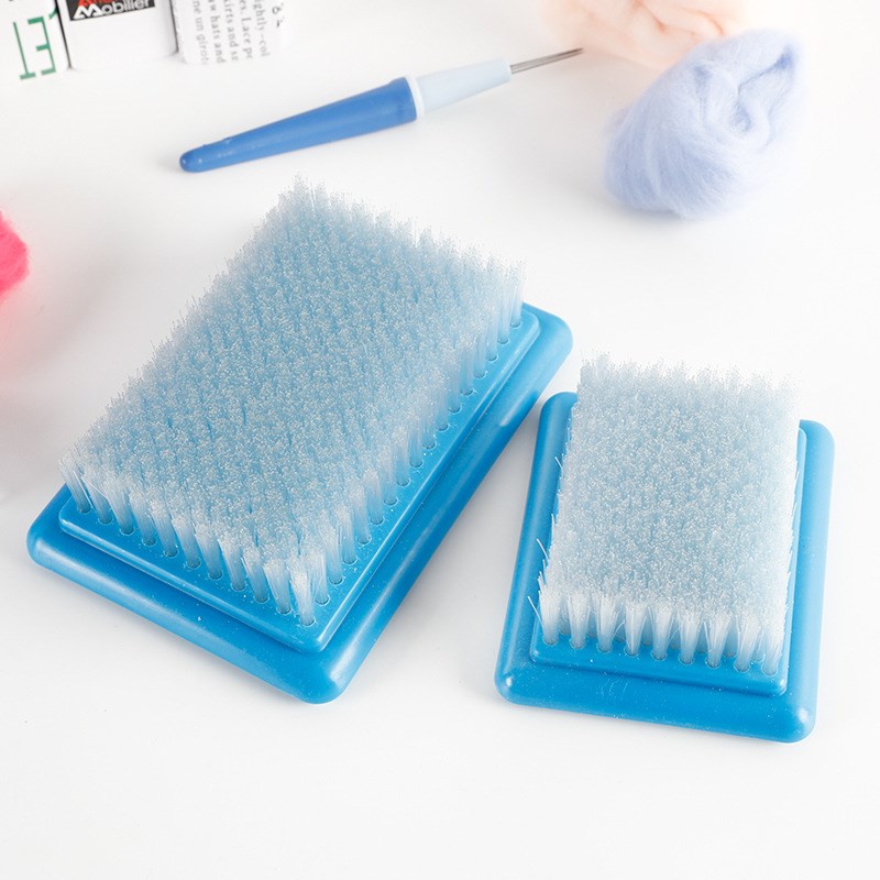 羊毛毡戳戳乐底刷工作台毛手工垫手工垫针毡戳戳绣工具刷