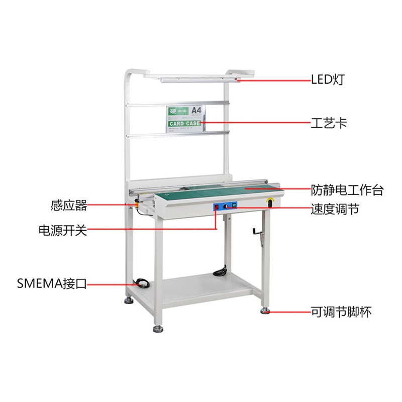 【接驳台】SMT设备生产流水线PCB传送单双轨过板机小型车间输送机