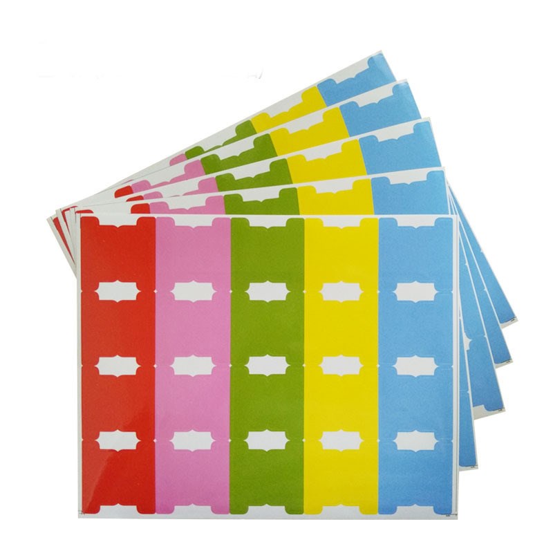 自粘不干胶索引标签贴纸3CM分页纸隔页纸笔记本分类贴归档标签纸