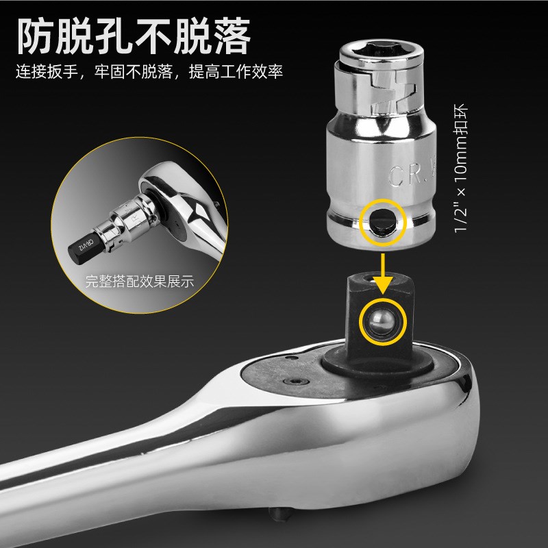 14件内六角套筒批头套装 风炮电动扳手内六方头套筒H6H8H10H12H14