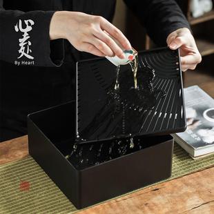 茶盘陶瓷茶杯办公会客家用客厅小套功夫 心去处轻奢泡茶壶茶具套装