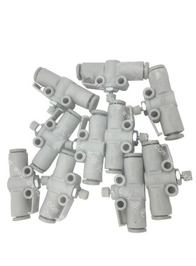 SMC原装调速阀AS4002F-10/12A AS2052F-06/08A速度控制带快换接头