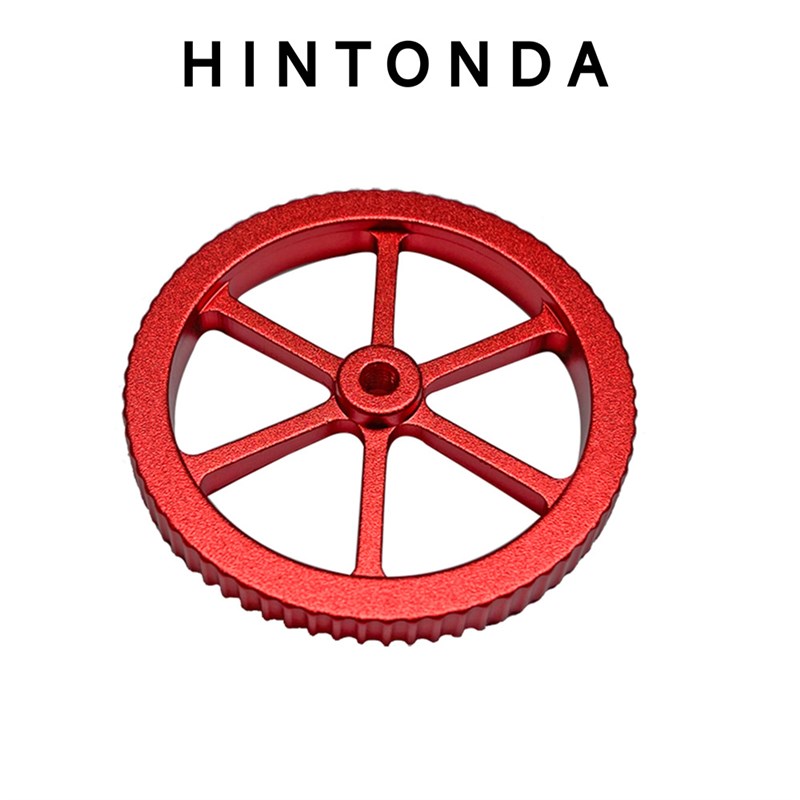 3D打印机热床调平螺母配件CR10 CR10S调平手拧螺母M4金属款红色