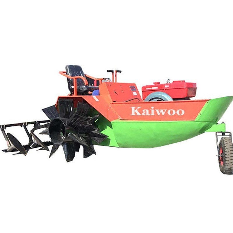 水旱两用机耕船旋耕机 深水田船式旋耕机 水田烂泥田深泥旋耕船