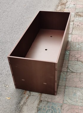 防腐防潮pvc花箱花槽花盆长方简约室户外白色灰色木塑花内胆其他