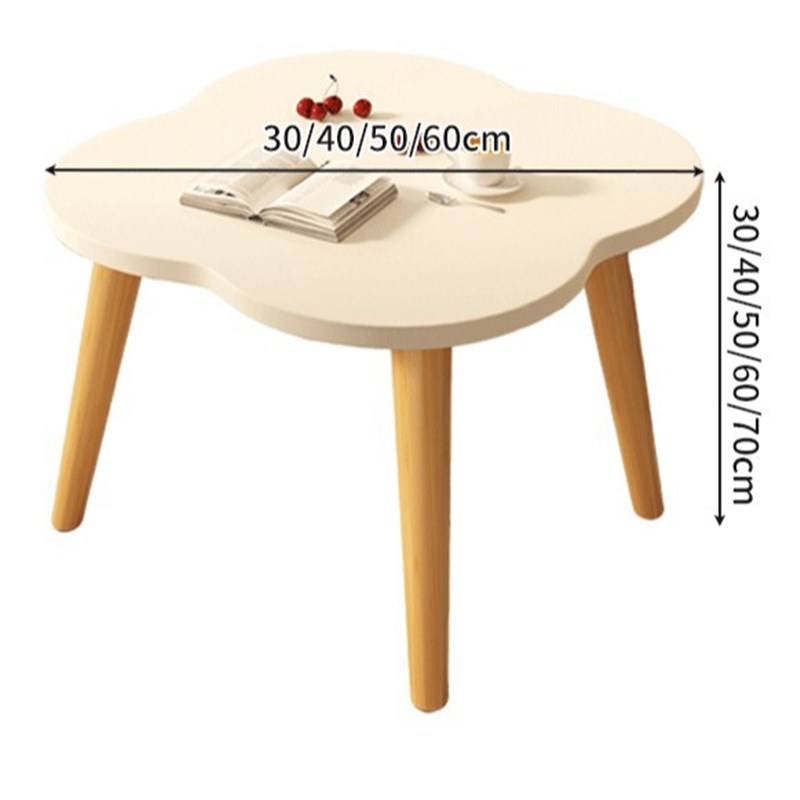 小桌子卧室坐地茶几2024新款小户型创意飘窗桌轻奢小圆桌阳台茶桌