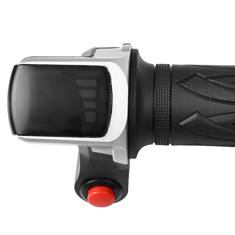 电动滑板车配件转把36V48V转把 液晶电量显示屏调速加速油门把手