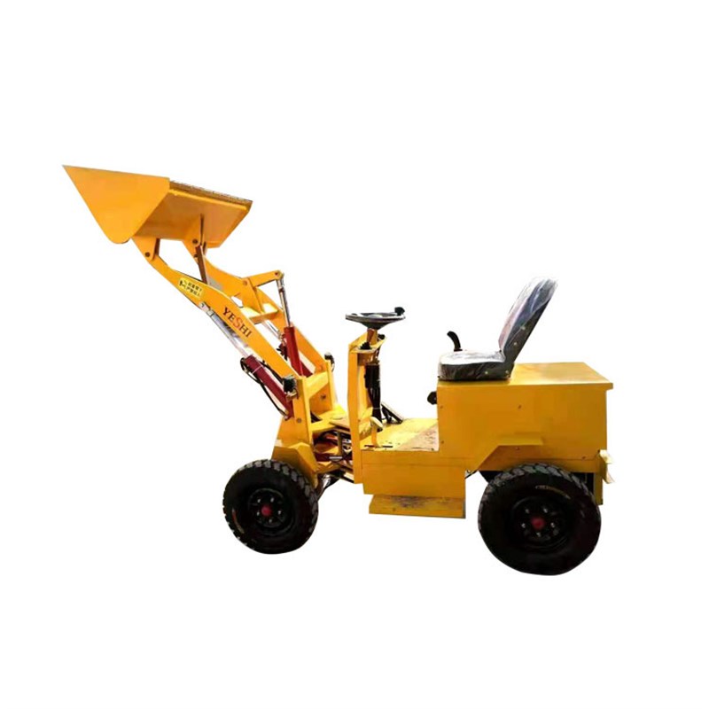 农用装载机小型电动小铲车电动铲车建筑工地工程四驱电动铲车
