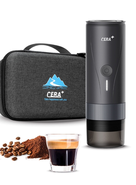 CERA便携51专业咖啡机意式浓缩半自动萃取小型家用车载户外PCM04A
