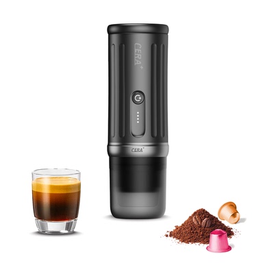 CERA便携胶囊咖啡机萃取意式浓缩半自动电动小型家用车载户外礼物