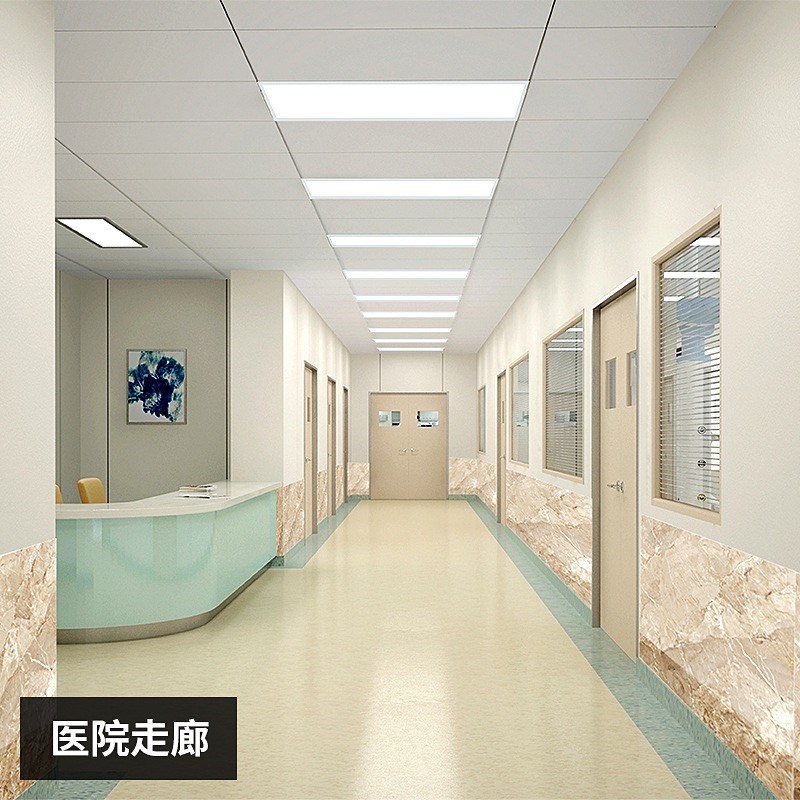 集成吊顶LED面板灯侧发光高亮6060办公室O车间铝扣板专用平板灯 - 实物图