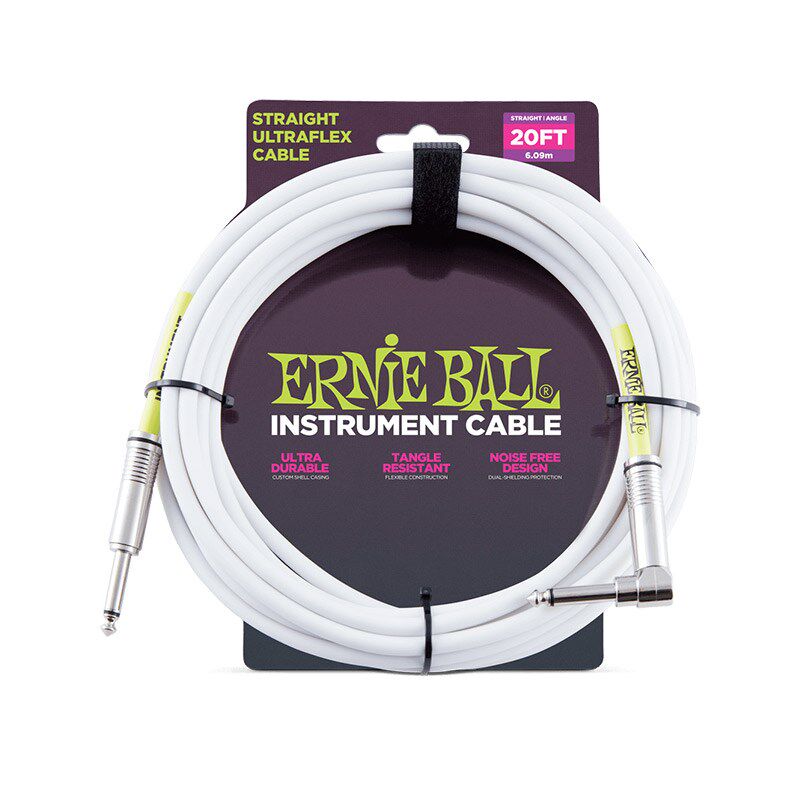 Ernie Ball EB连接线降噪线 电吉他贝L斯信号降噪连接线3米6米