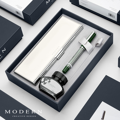 MODERN流线条M6100钢笔学生专用练字书法签y字笔文艺复古男女生礼