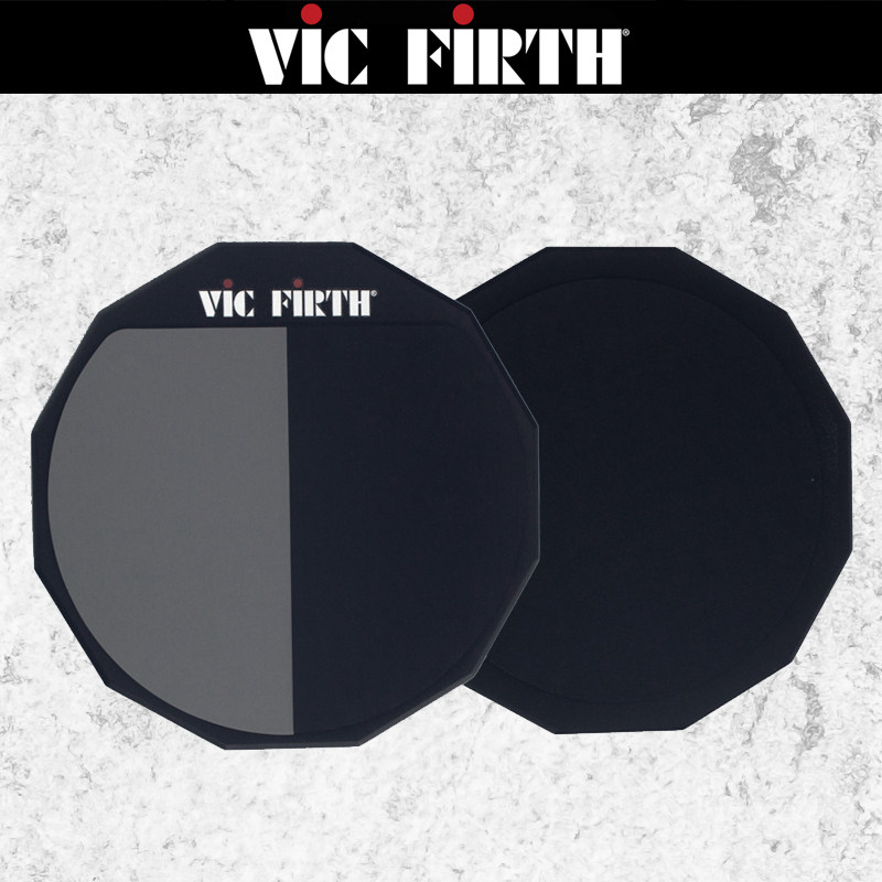Vic Firth哑鼓垫PAD1s2  PAD6 6寸12寸单双面架子鼓静音练习打击