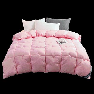 多多汇家纺加厚柔软冬季保t暖被舒适透气轻盈春秋四季通用被子被