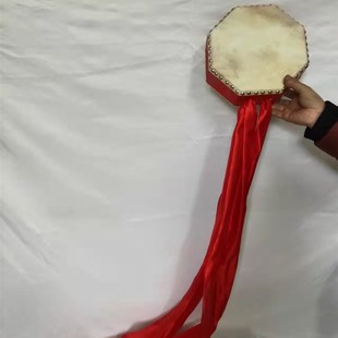 白族八角鼓 单面八角铃鼓多角鼓 手鼓鼓子秧歌 道T具鼓 舞蹈羊皮