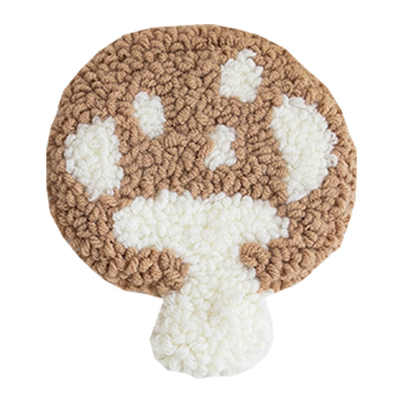 手工diyc戳戳绣新手零基础创意亲手制作熊猫蘑菇桌面杯垫材料包