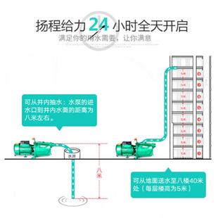 家用高扬程单相螺杆自吸泵高压水井抽水吸水泵自来水管道增压泵
