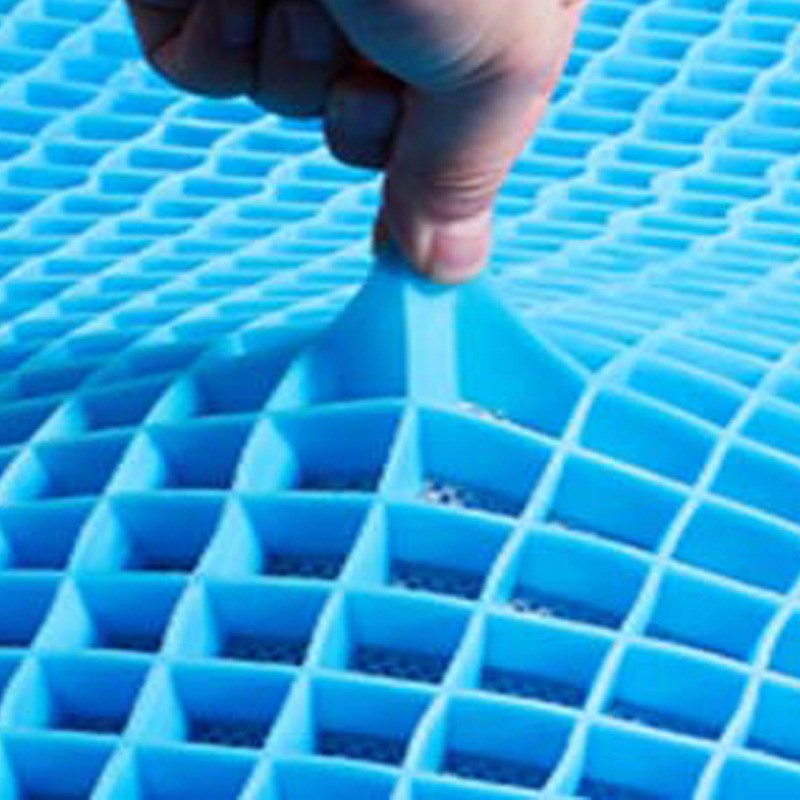 蜂窝网格凝胶床垫 家用酒店宾馆高弹体清凉透气果冻TPE床垫工厂