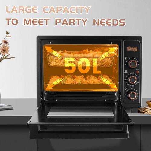 DSP丹松烤箱50L大容量全自动多功能蛋糕烘焙电烤箱蒸一体机2023新