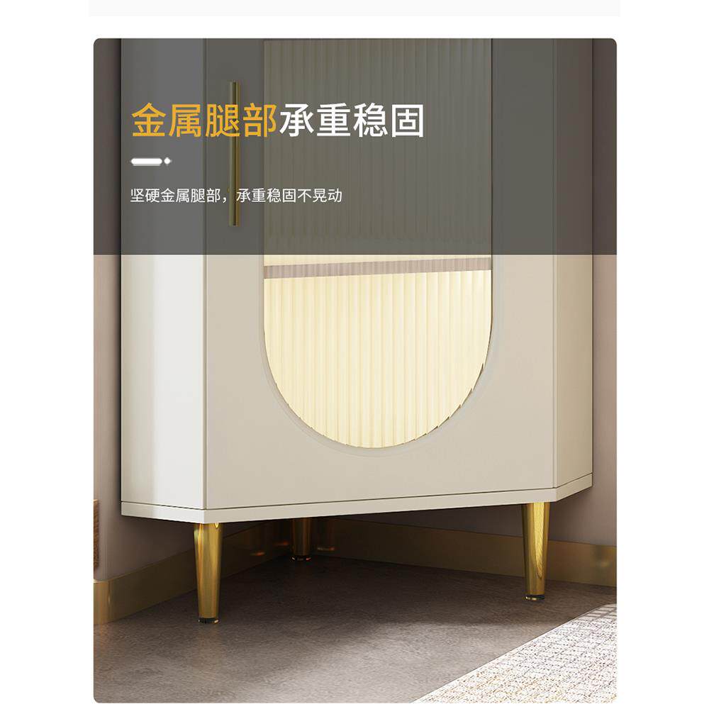 角柜轻奢高级感转角柜三角形客厅拐角柜子餐厅角落收纳角柜置物架