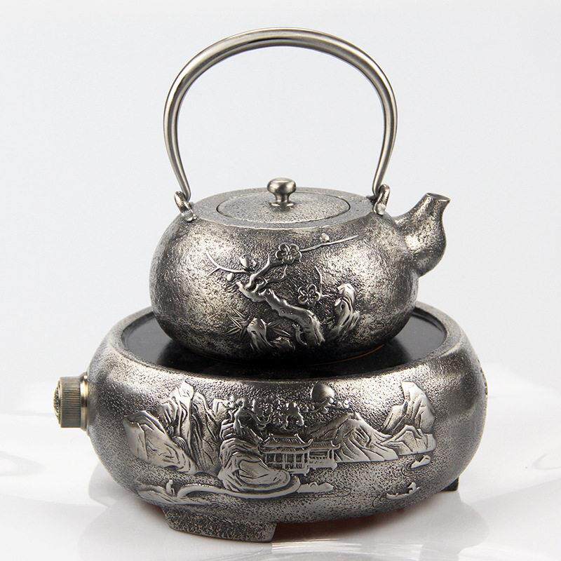 日本砂铁壶 铸铁壶烧水泡茶养生茶壶茶具 纯手工无涂层老铁壶礼品