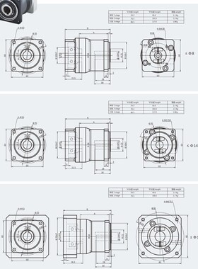 厂家直销 威格高精密行星减速机 工业用伺服步进行星减速机VGK60