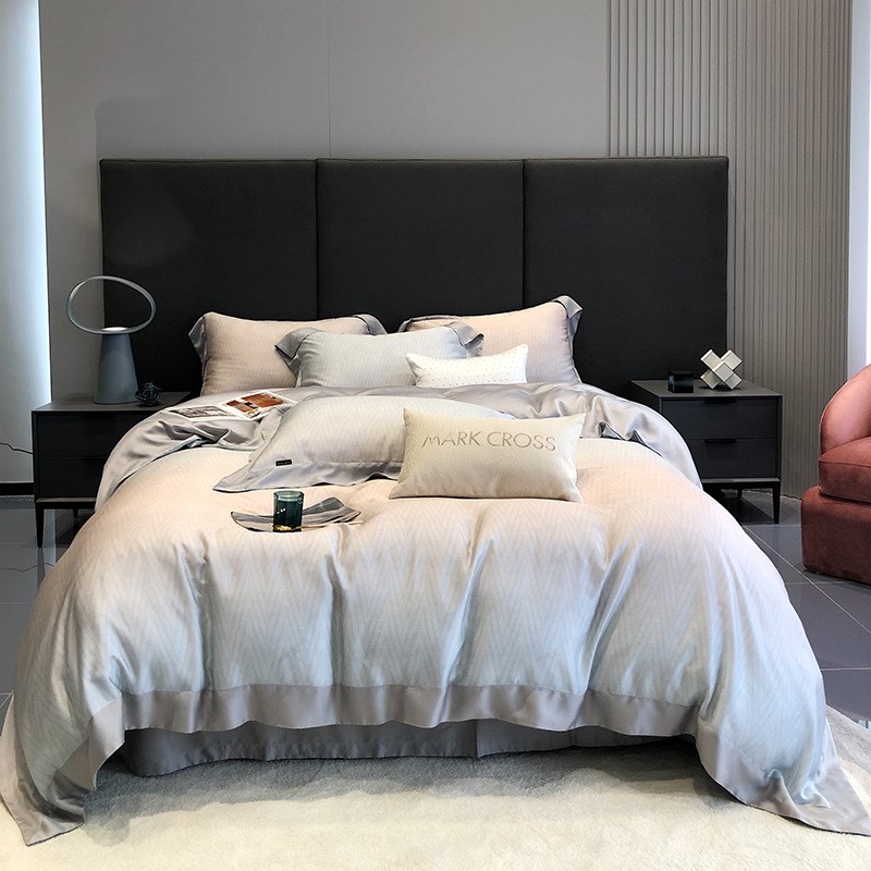 现代轻奢60支奥地利兰精LF天丝四件套 丝滑凉感裸睡渐变床上用品