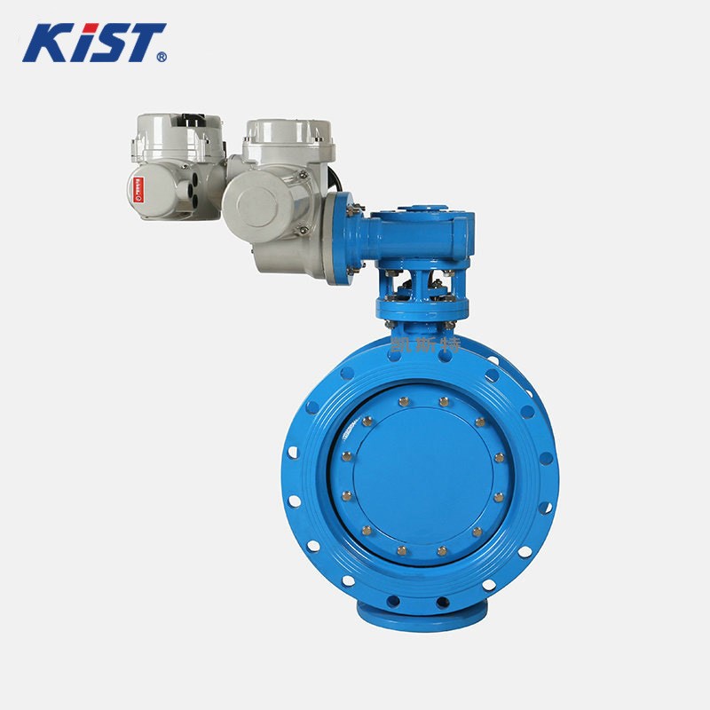 电动双偏心法兰蝶阀D942X-16涡蜗轮蝶阀水利电站大口径软密封蝶阀