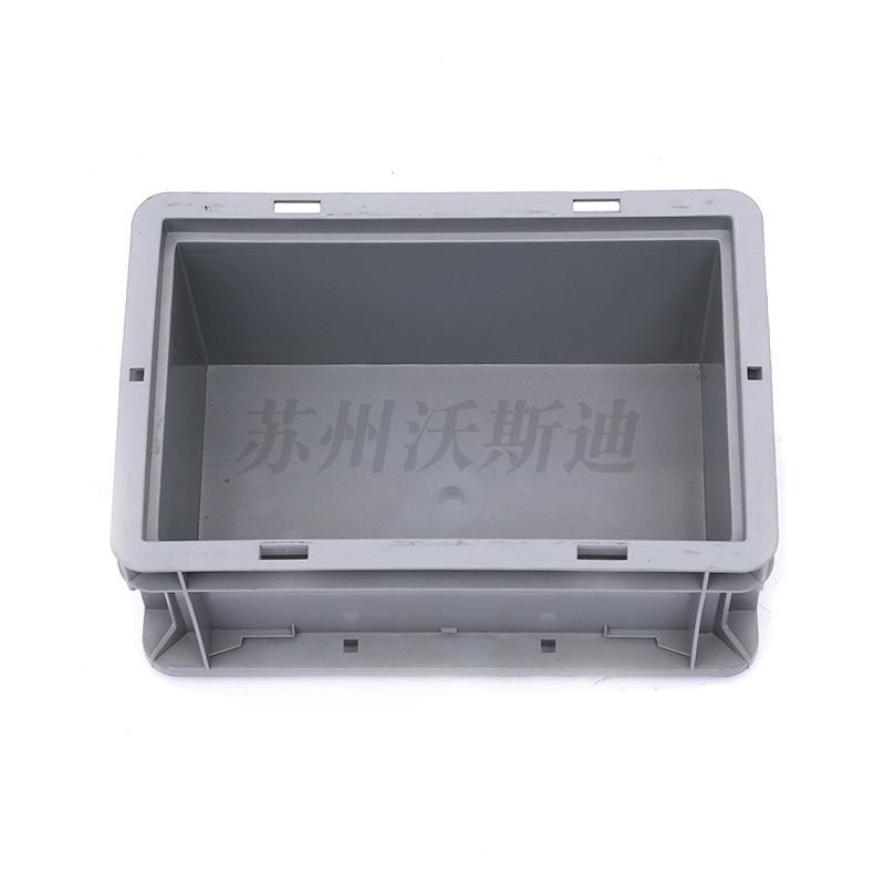 塑料周转箱带盖物流运输框平底A箱 加厚塑料周转箱加厚塑料中转箱