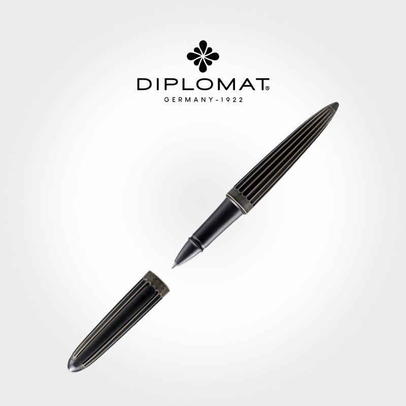 德国进口Diplomat外交官迪波曼 太空梭小飞艇AERO黄铜宝珠笔