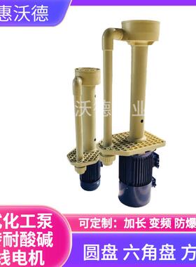 供应TSCS-40VK-35槽内化工泵3HP可空转耐酸碱PVDF塑料立泵