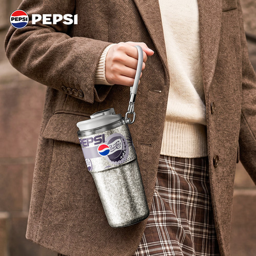 pepsi百事可乐纯钛杯保温咖啡杯