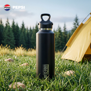 PEPSI百事保温杯大容量316不锈钢大号水杯男女2025新款户外运动杯