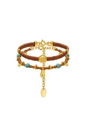 新款新中式小众铜手链套组女