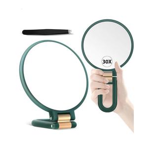 放大镜子去黑头十倍毛孔拔挤夹挑粉刺10倍高清化妆镜台式 桌面宿舍