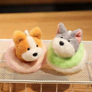 爱的小狗窝柯基玩偶公仔毛绒玩具狗狗挂件钥匙扣揹包饰品小娃娃女