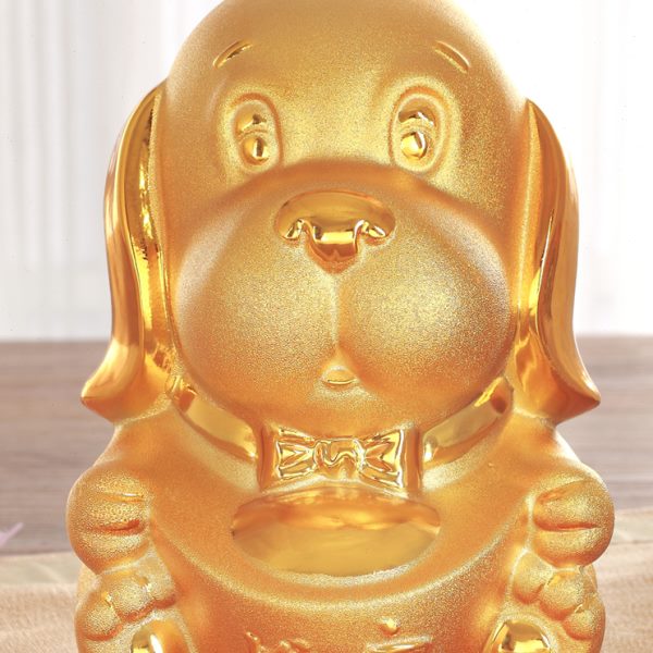 狗年摆件金狗储蓄罐金兔子存钱罐情侣儿童大号可爱家居创意小礼品
