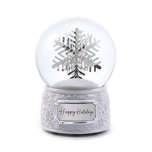 JARLL水晶球音乐盒发光立体雪花八音盒送闺蜜女生生日礼物可旋转