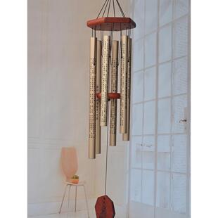 郯城心经风铃请祝愿在移动安全风水观音佛经佛堂寺庙佛经金属风铃