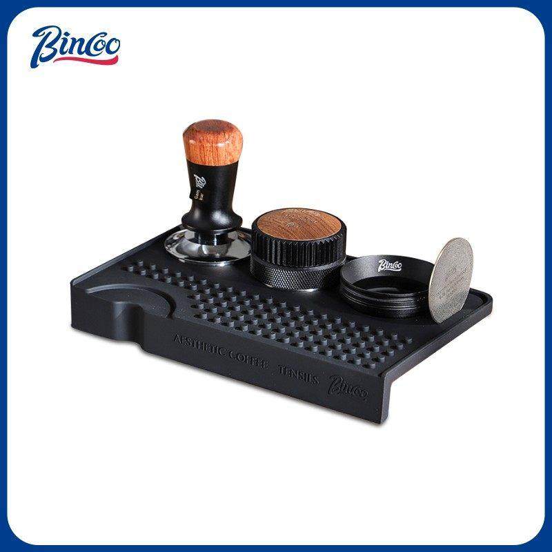 Bincoo咖啡吧台硅胶压粉垫多功能意式器具转角收纳垫桌面防滑垫,餐饮具,配套器具,淘宝优惠券,粉丝福利购,淘宝优惠卷