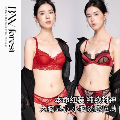 BWFOREST法式蕾丝性感文胸套装