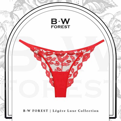 维多利亚红色性感蕾丝网纱纯欲内裤女士2025新款夏薄款丁字三角裤