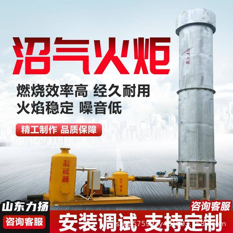 山东内厌氧发酵沼气火炬沼气燃烧火炬燃式造纸厂射式沼气火炬
