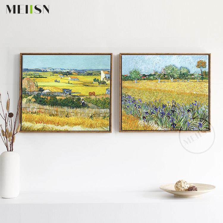 丰收梵高装饰画无框帆布画餐厅墙上装饰画客厅现代简约玄关走廊画,家居饰品,现代装饰画,淘宝优惠券,粉丝福利购,淘宝优惠卷
