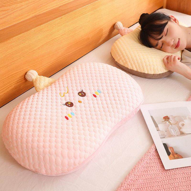 多巴胺冰豆豆记忆棉枕头护颈椎学生宿舍单人枕家用午睡枕儿童睡觉,床上用品,记忆棉枕,淘宝优惠券,粉丝福利购,淘宝优惠卷
