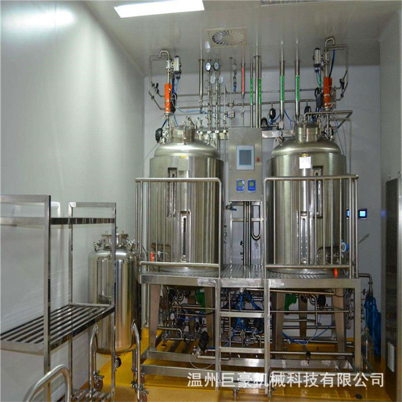 厂家生产不锈钢全自动浓稀配液罐 药液针剂反应釜 酒精防爆搅拌罐