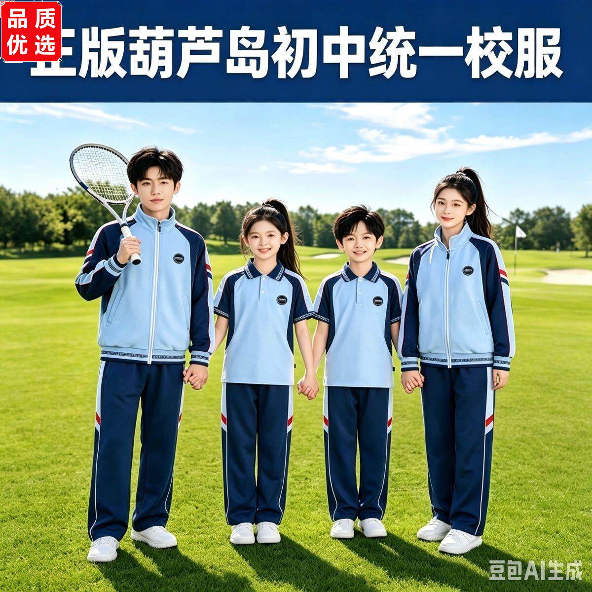正版葫芦岛初中校服全市