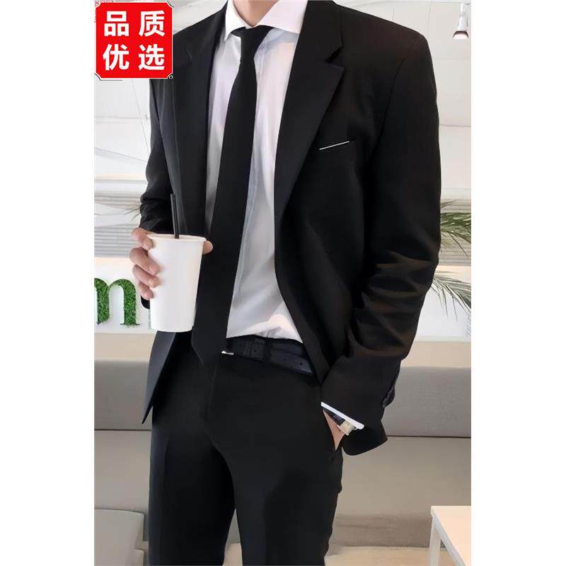 学生毕业西服套装男士外